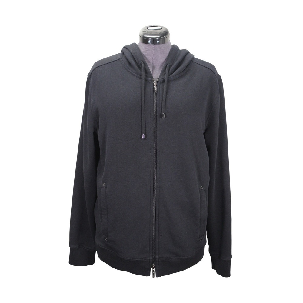 Robert Barakett Mens XL Terry Knit Full Zip Hoodie Sweatshirt Casual Comfort